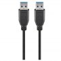 Goobay | Male | USB 3.0 plug (type A) | Male | USB 3.0 plug (type A) | 3 m | Black | Black USB cable Male 9 pin USB Type A 3 m M - 3